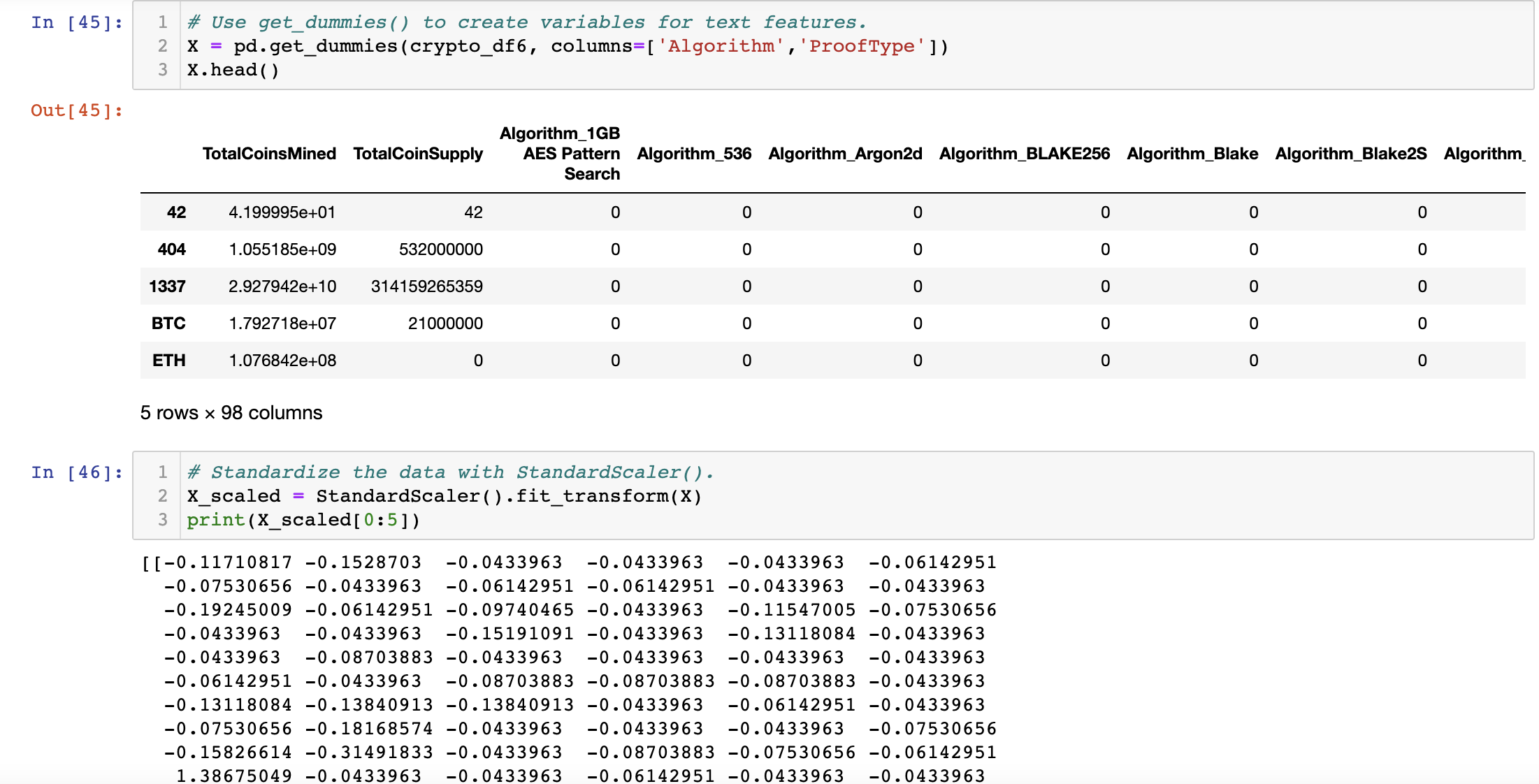 GitHub - wilson-alexei/Cryptocurrencies: Use unsupervised machine ...