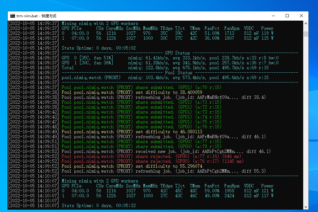 The Nimiq proxy · Issue #671 · todxx/teamredminer · GitHub
