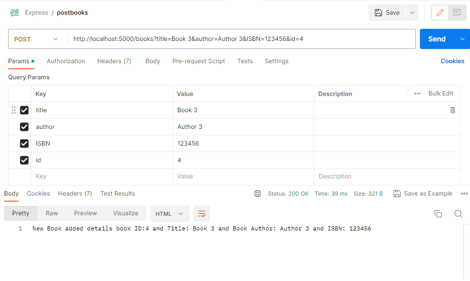 Express.js - Backend - Express Library Management System with Query ...