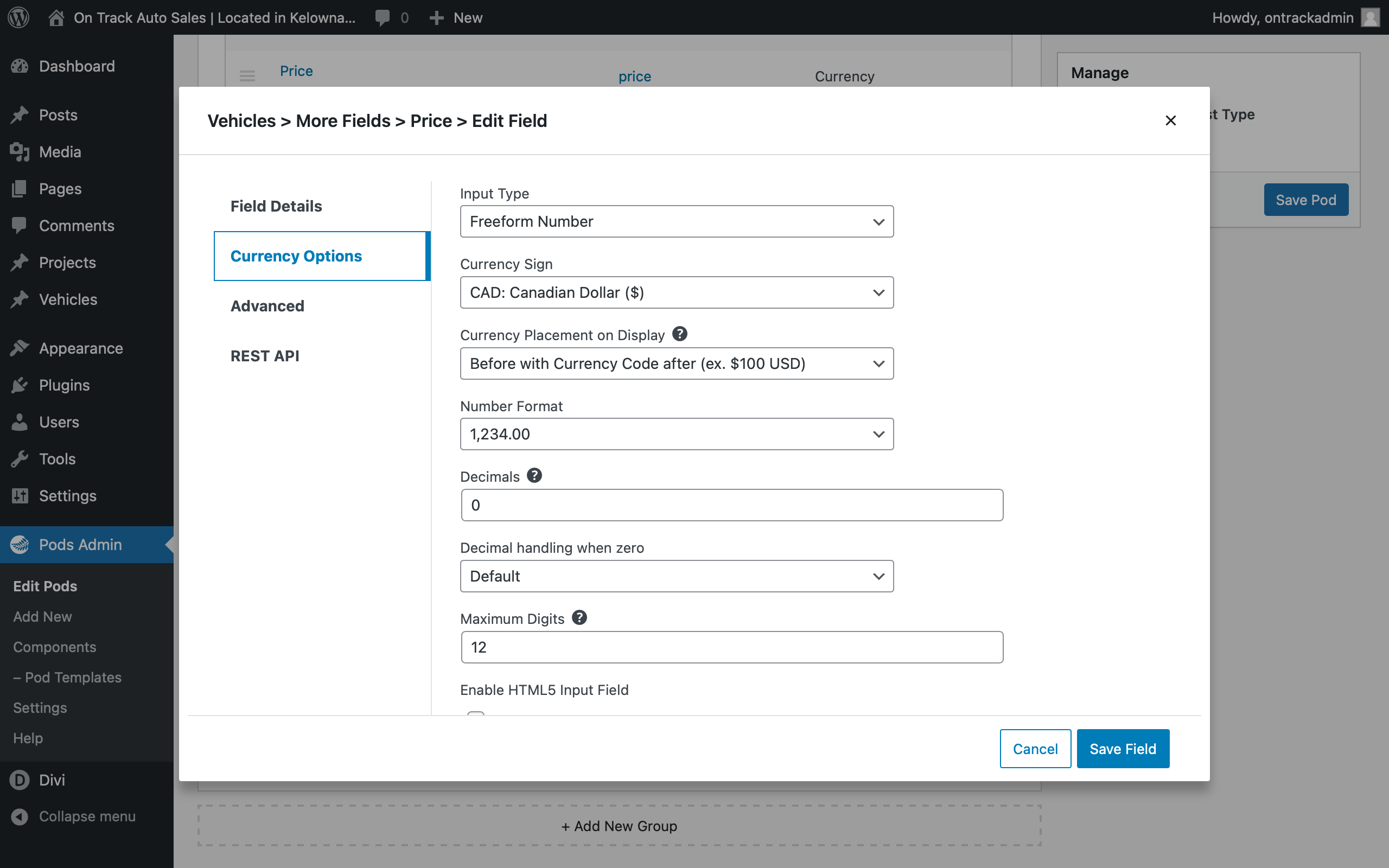 Pods Field Formatting Being Removed in Divi · Issue #6329 · pods ...