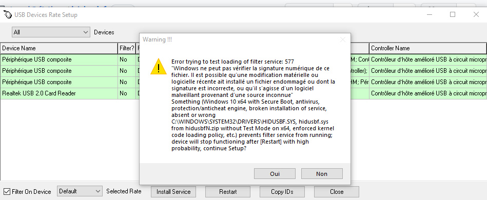 error message when I try to put my controller to 1 bIntervale · Issue ...