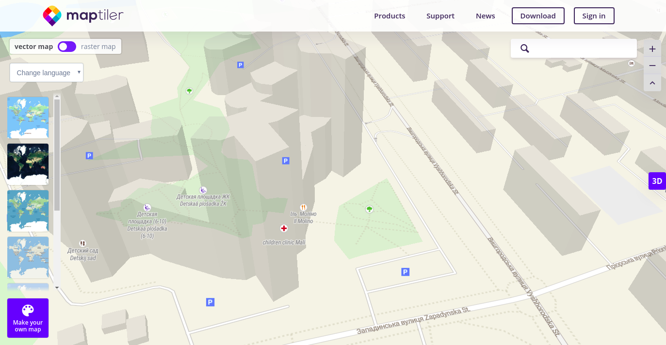 maptiler wrong