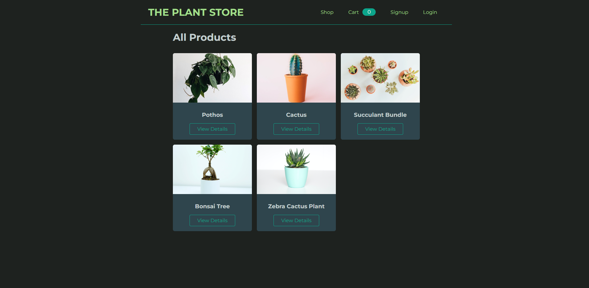 GitHub - corricodes/the-plant-store-demo: full-stack e-commerce project ...