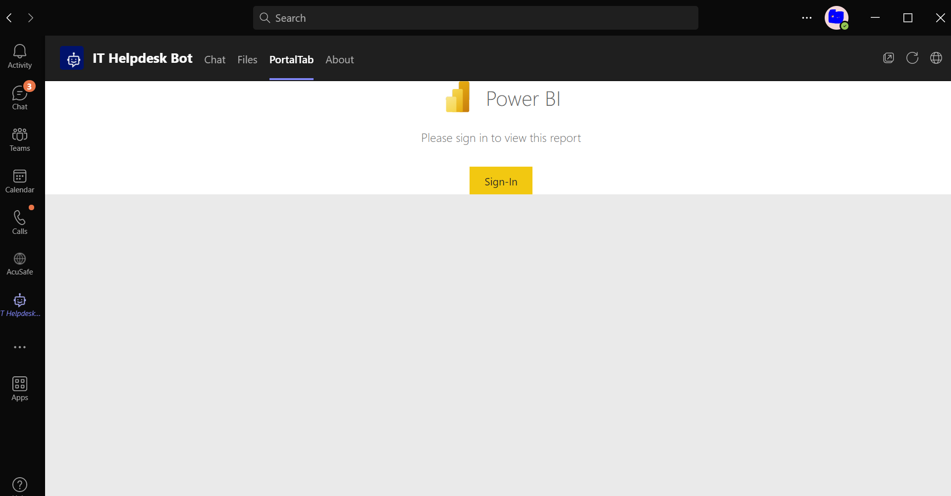 access-power-bi-report-in-teams-desktop-through-team-tabsso