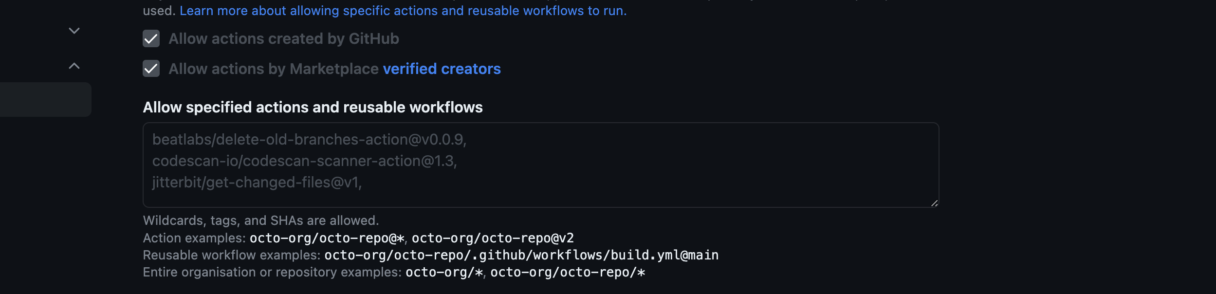 Action permission in Repo settings · Issue #5207 · microsoft/vscode ...