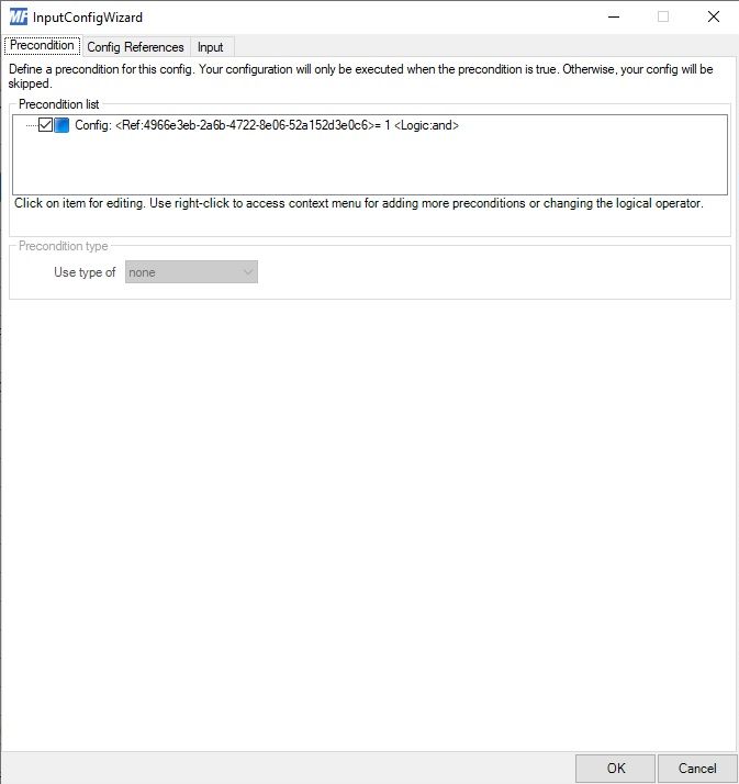 Exception in preconditions when referenced config is missing · Issue