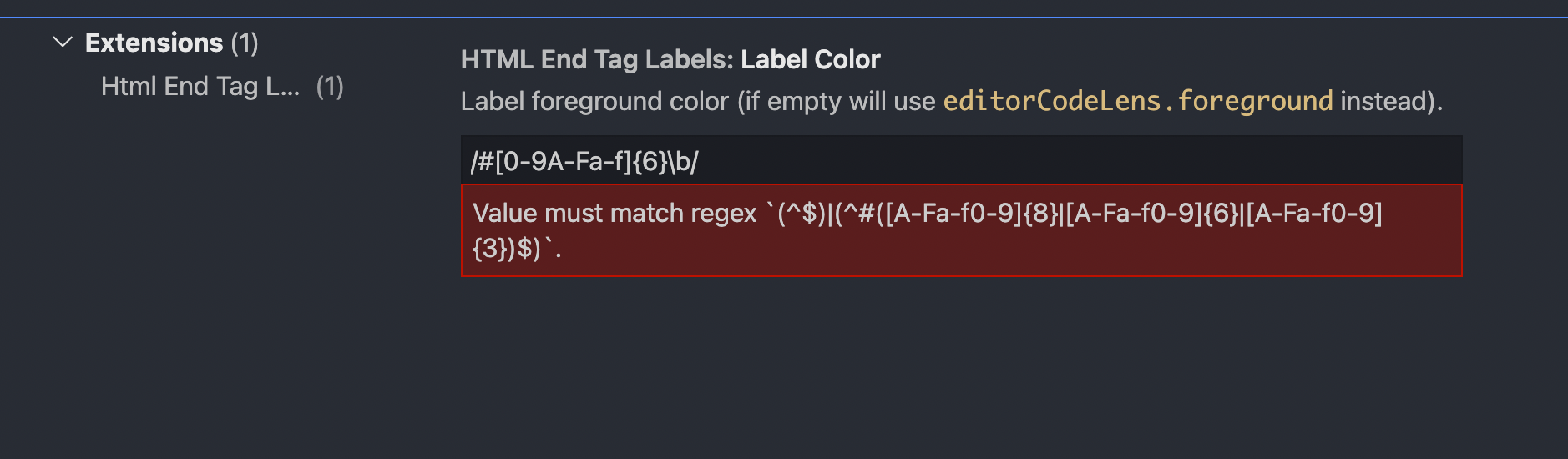 Add instructions on how to change color in extension landing page ...