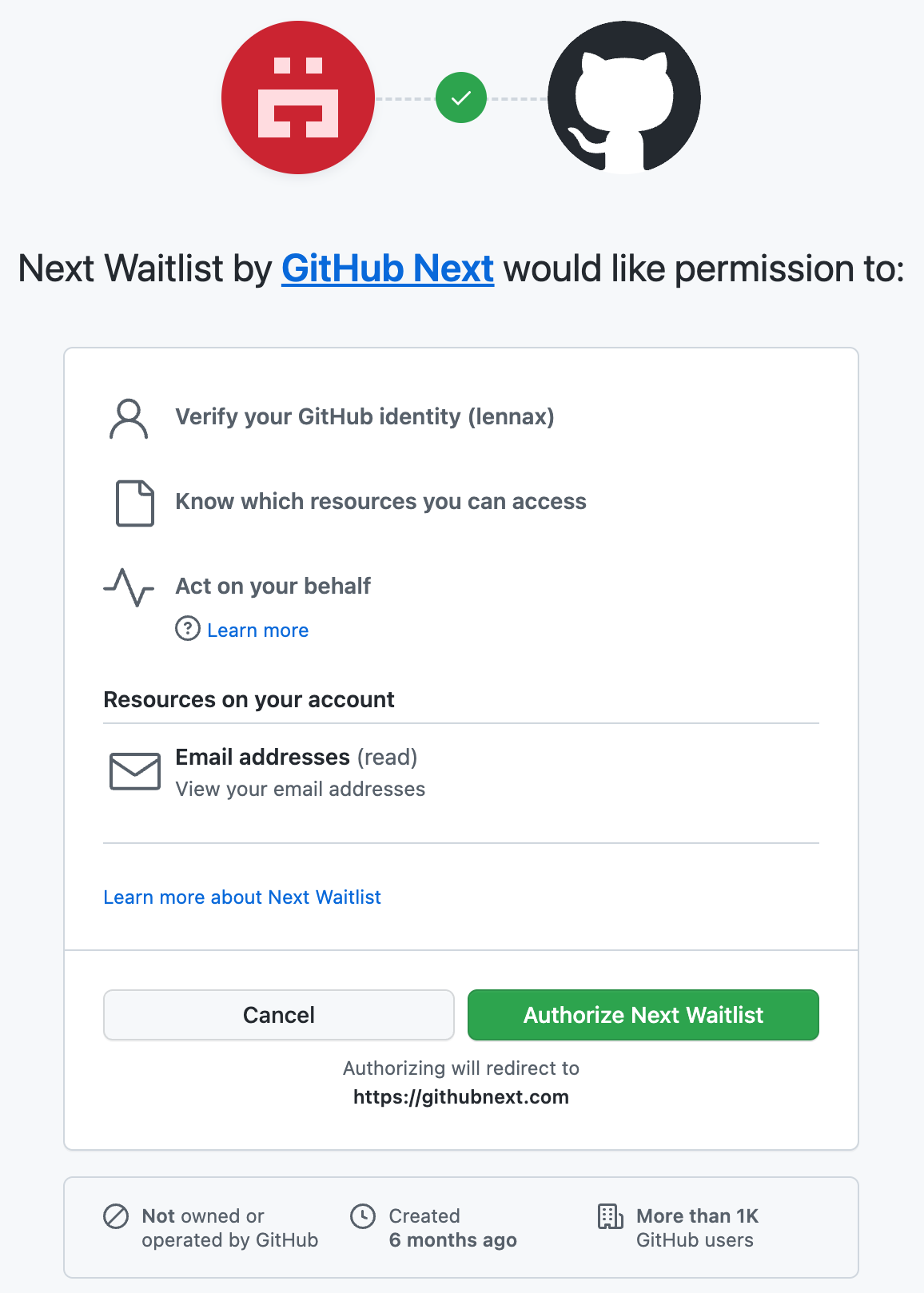 Next Waitlist app not owned by GitHub · Issue #5 · githubnext ...