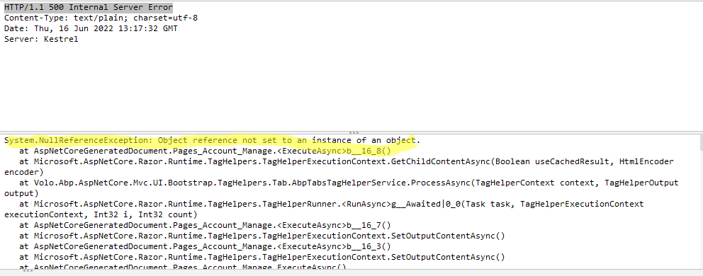 Application Error Disclosure | penetration test · Issue #14177 ...