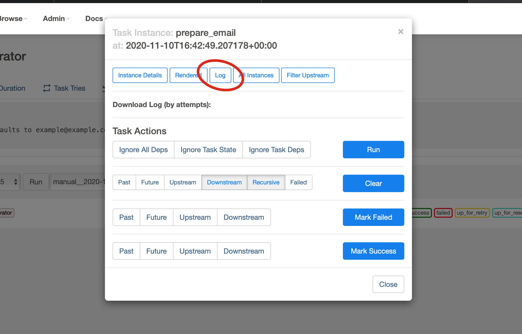 Log and all instances buttons not working · Issue #12259 · apache ...