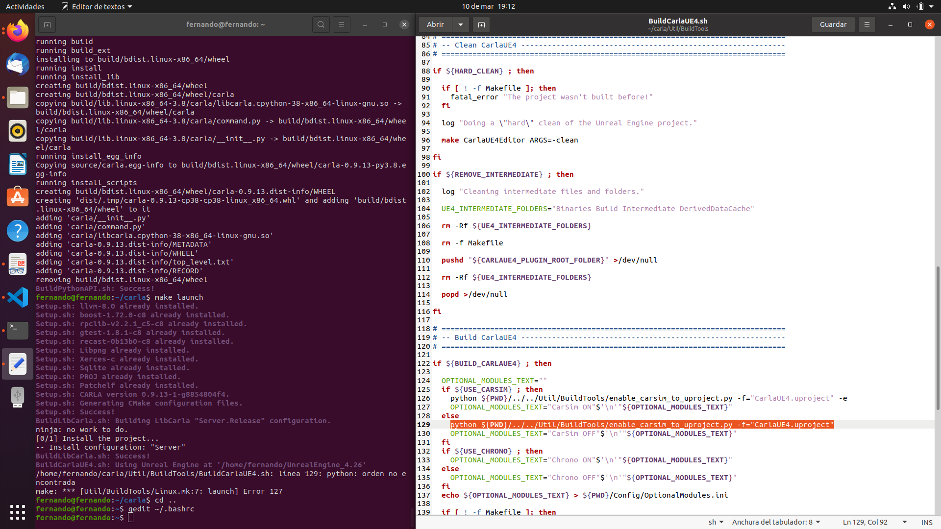Error in section compiling server, carla 0.9.13 Ubuntu 20.4 · carla ...