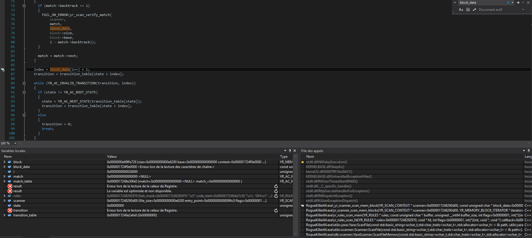 *Title Edit* File mapping reading locked file = Crash · Issue #979 ...