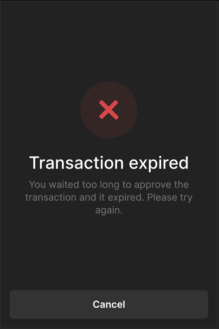 Phantom wallet immidiately times out after the transaction confirmation ...