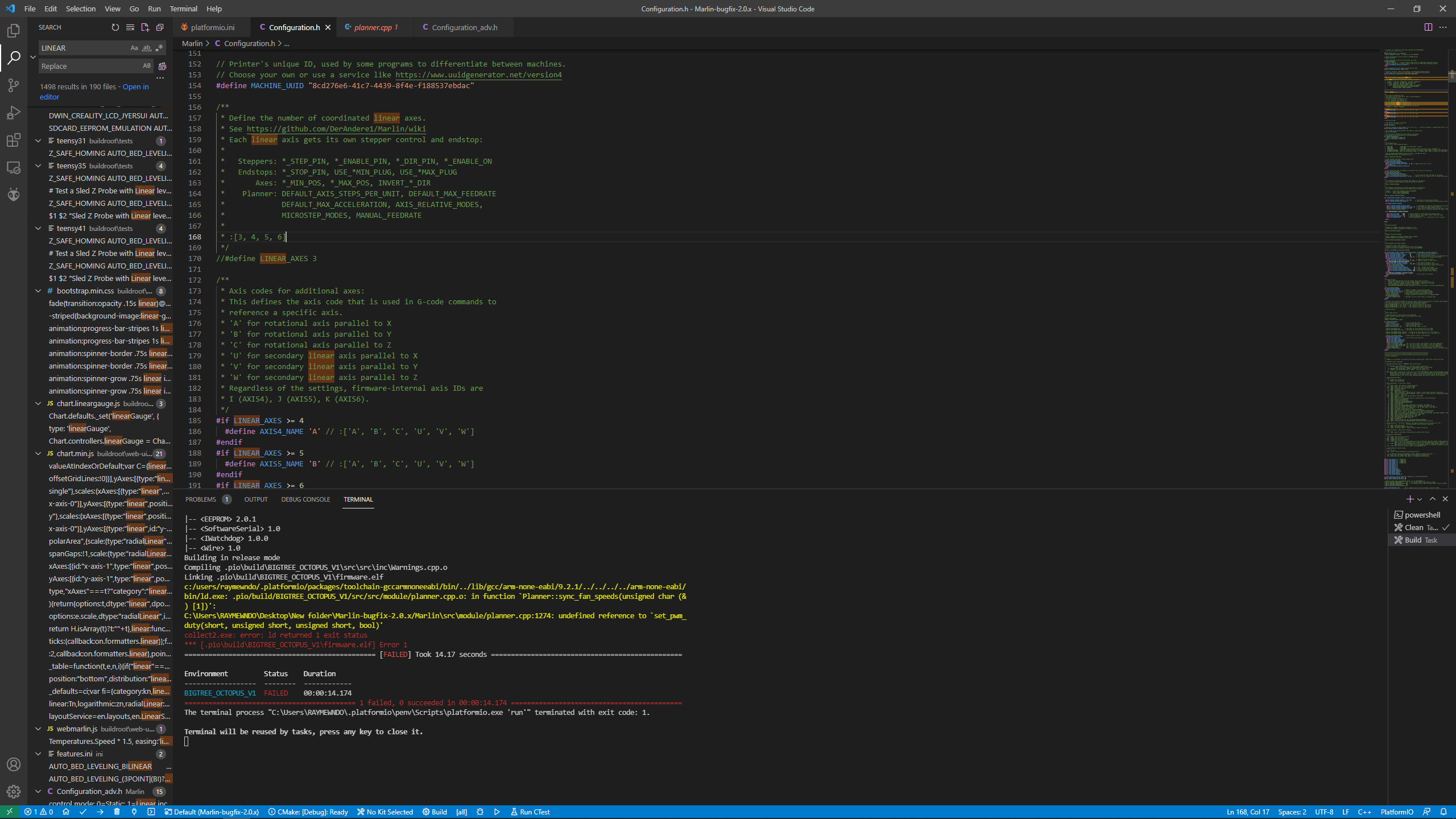 Compiled file fails at the last second · Issue #23241 · MarlinFirmware ...