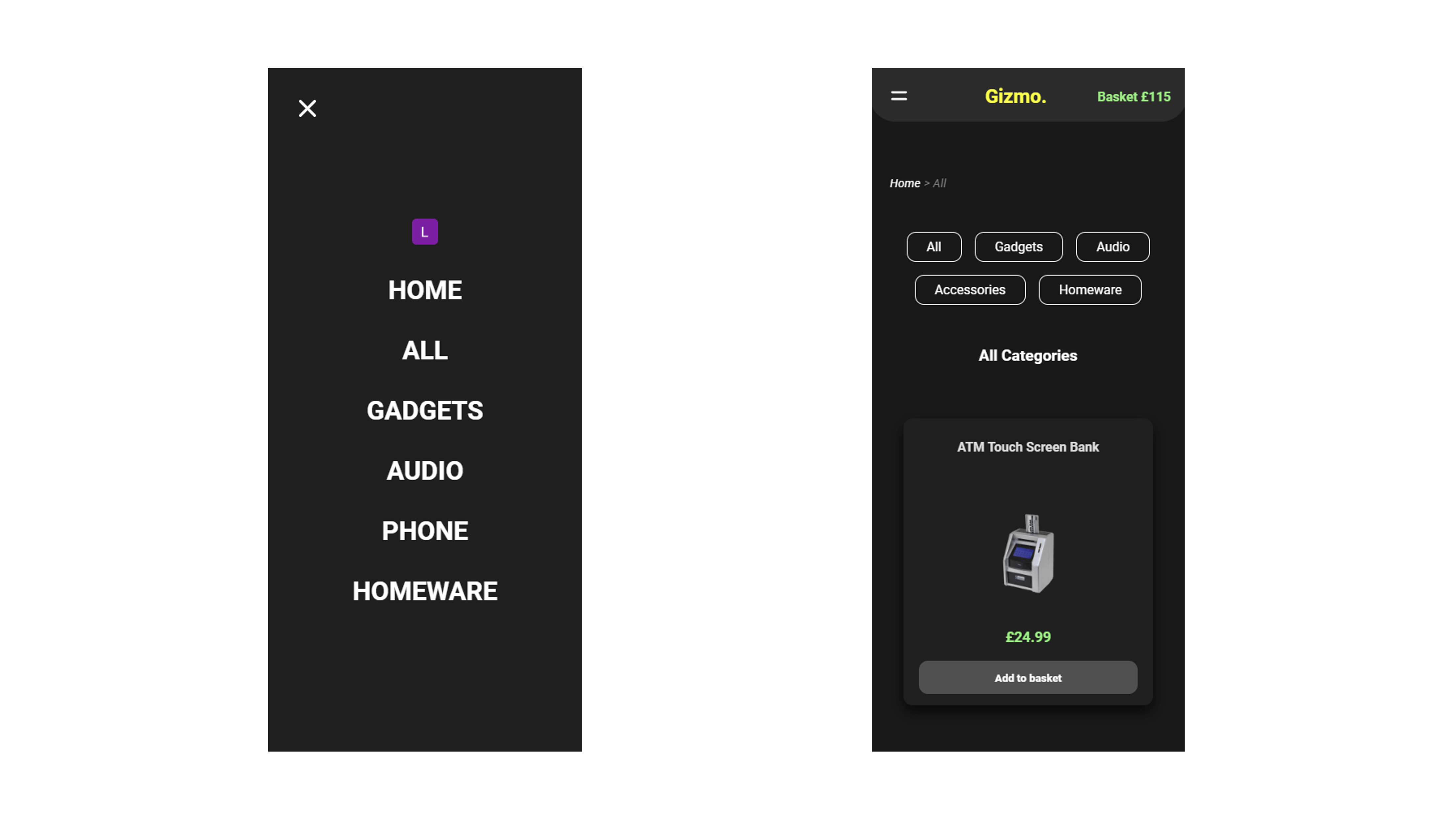 GitHub - LukeNewsham/E-Commerce-App