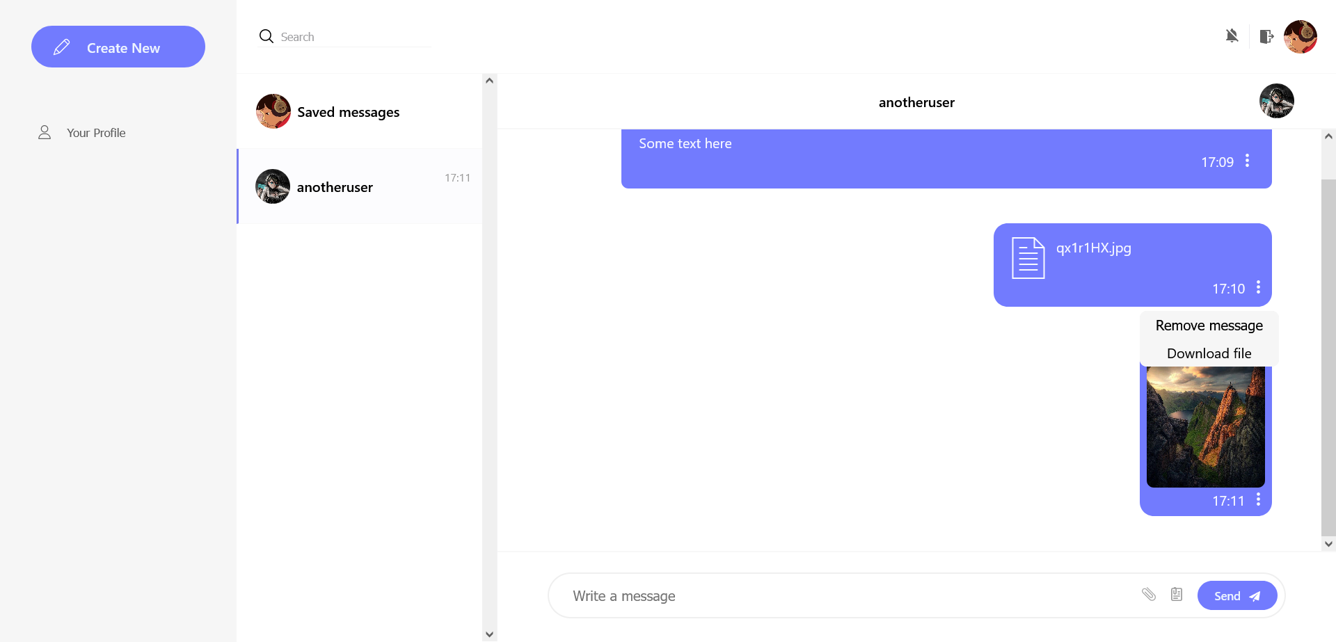 GitHub - Dmitry5252/messenger: Messenger with possibility to send text ...
