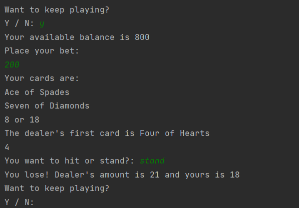 GitHub - AdmiLeka/BlackJack: The game BlackJack made in Python