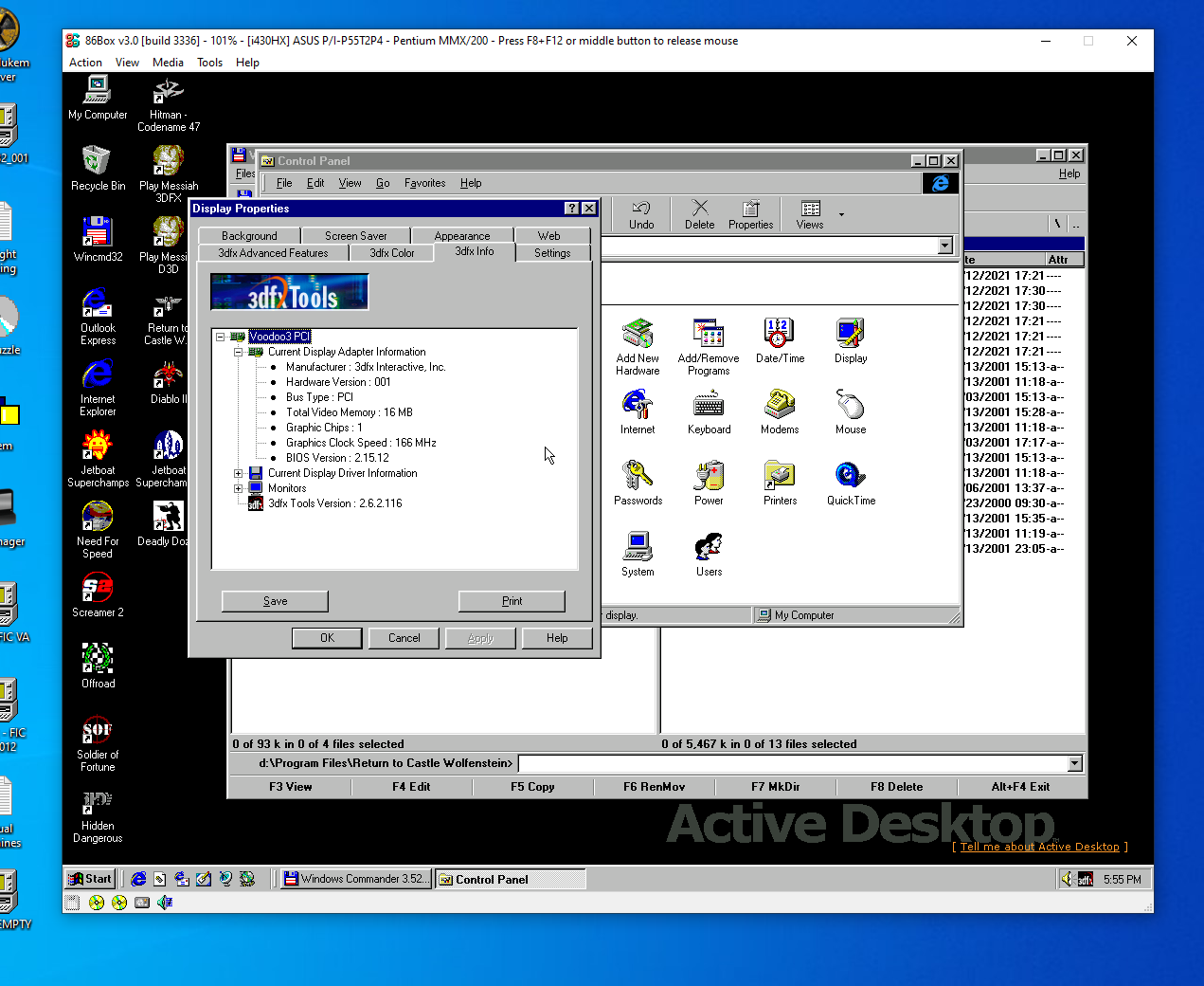 Return To Castle Wolfenstein `sysinfo.exe` does not detect the size of ...