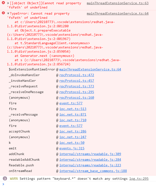 Java extension not running · Issue #2239 · redhat-developer/vscode-java ...