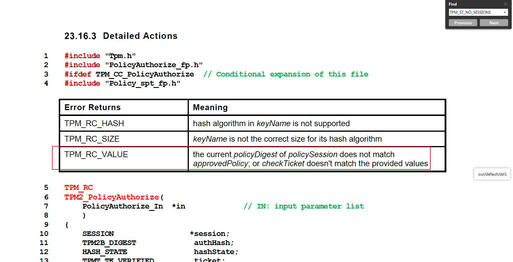 TPM2_PolicyAuthorize · Issue #756 · tpm2-software/tpm2-tss · GitHub
