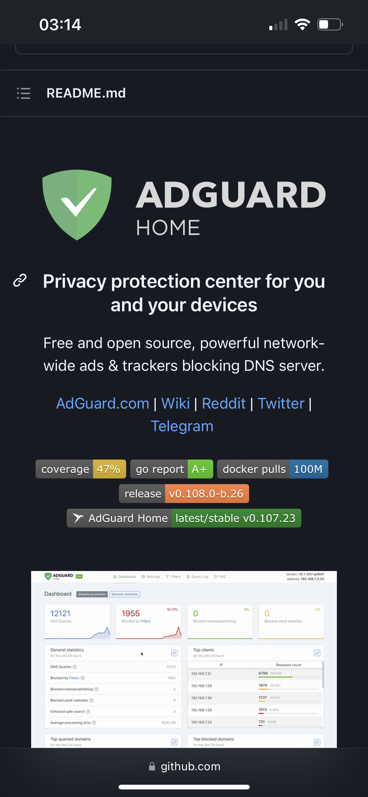 AdGuard Home repo: Broken image · community · Discussion #46031 · GitHub