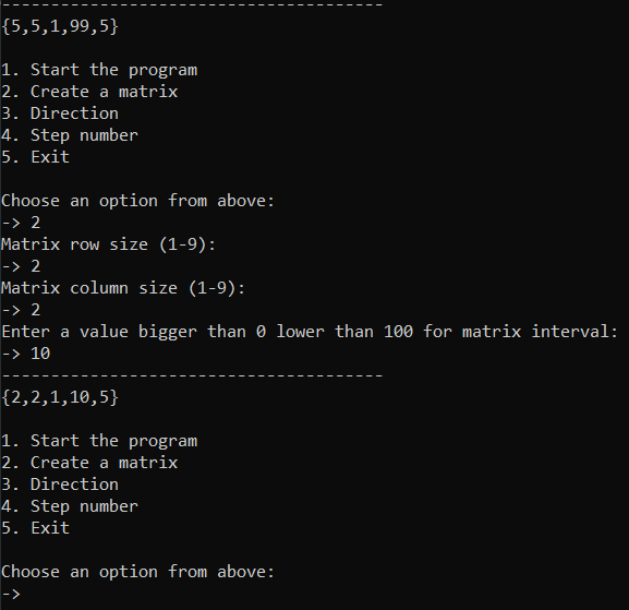 GitHub AhmedMuazAtik/Rotating_Matrix_in_C Getting all of the inputs