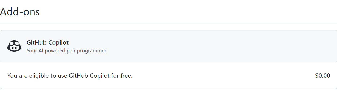 Copilot said my subscription has ended but I have GitHub Pro ...