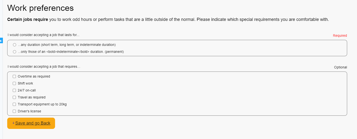 Work Preference Form Work Preferences form · Issue #1923 · GCTC-NTGC/gc-digital-talent · GitHub