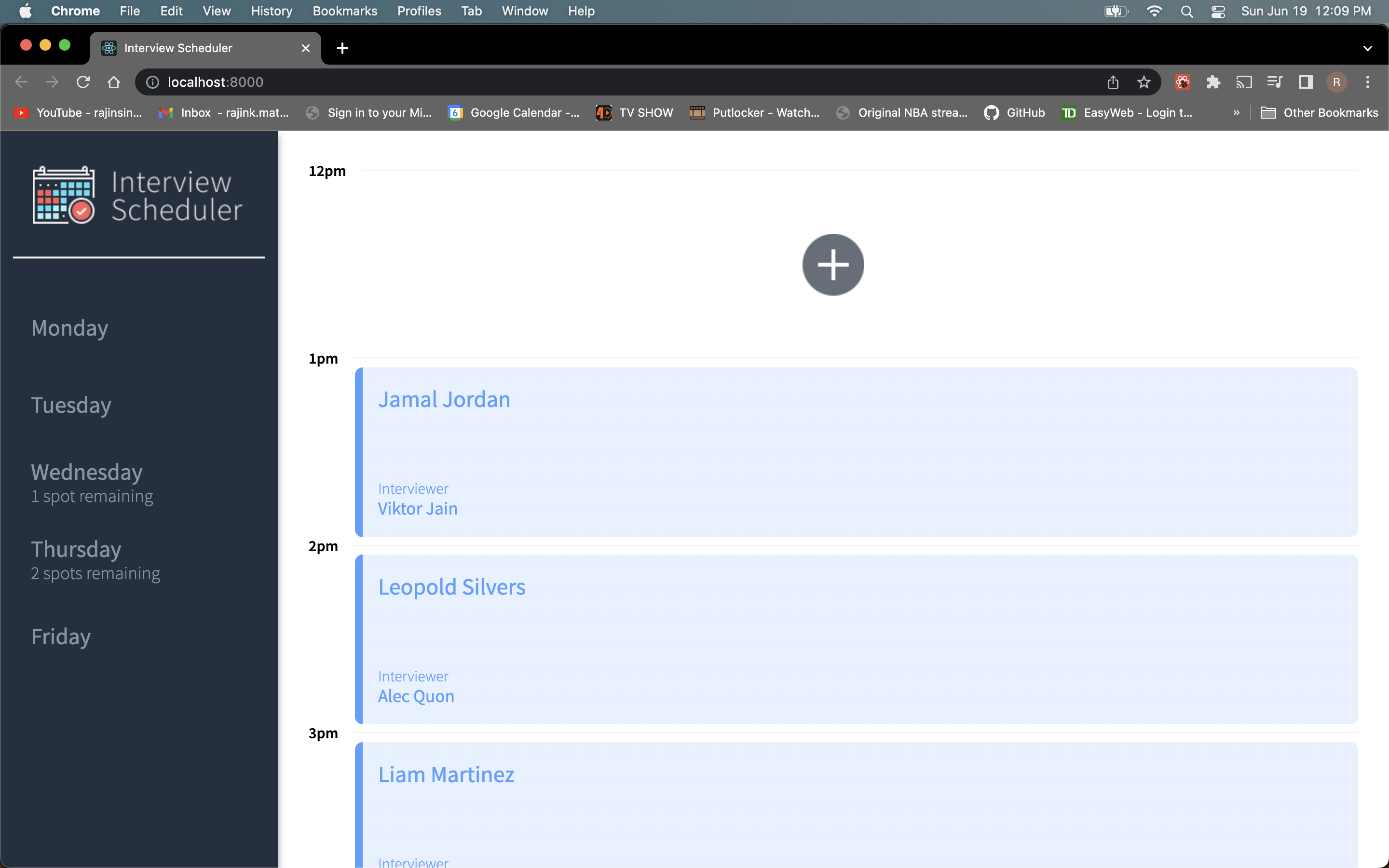 GitHub - Rajink92/Scheduler