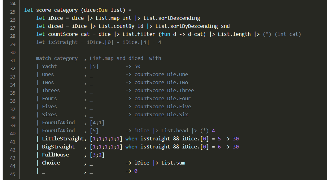 FSharp Code Highlighter Comment Bug · Issue #5450 · exercism/exercism ...