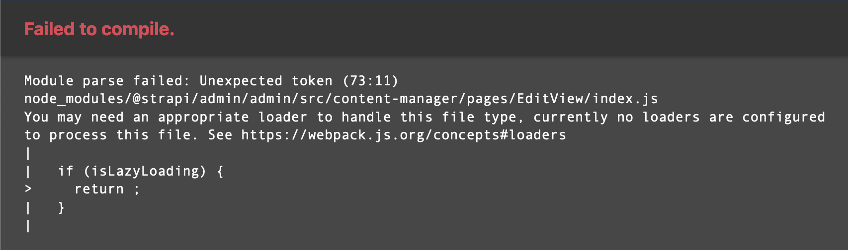 Can’t import react component from @strapi/admin into custom plugin ...