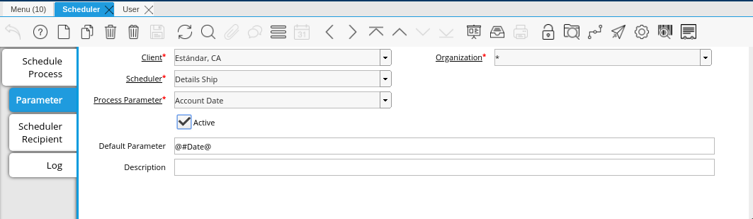 [Bug Report] Schedule Process does not work Default Parameter in ...