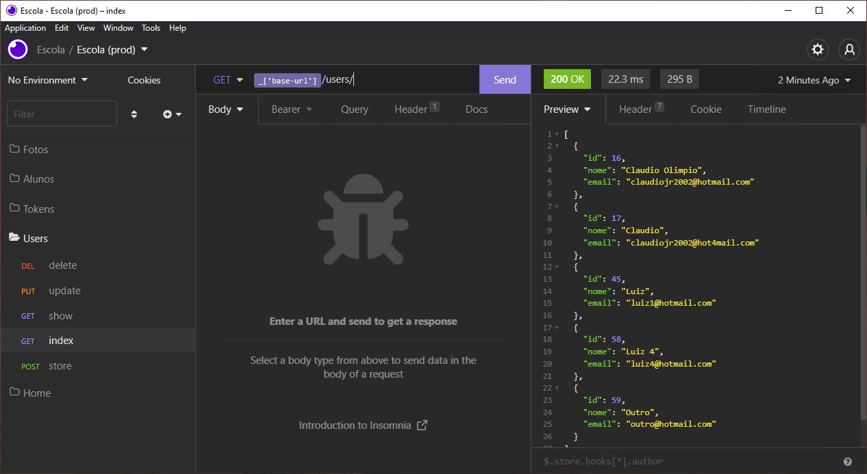 GitHub - ClaudioProjects/Api-Escola: Api de cadastro de alunos em uma ...