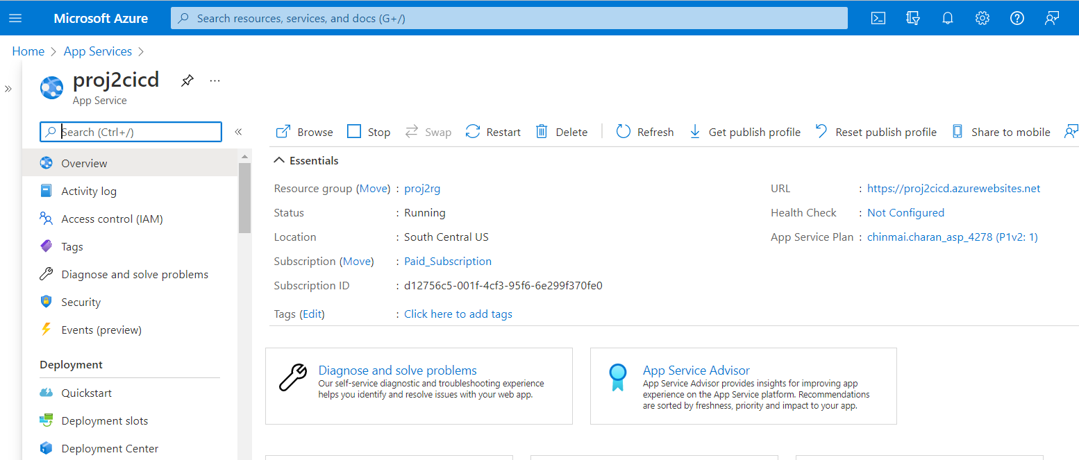 GitHub - ChinmaiCharan/AzureDevopsProj2: Azure Devops Project 2