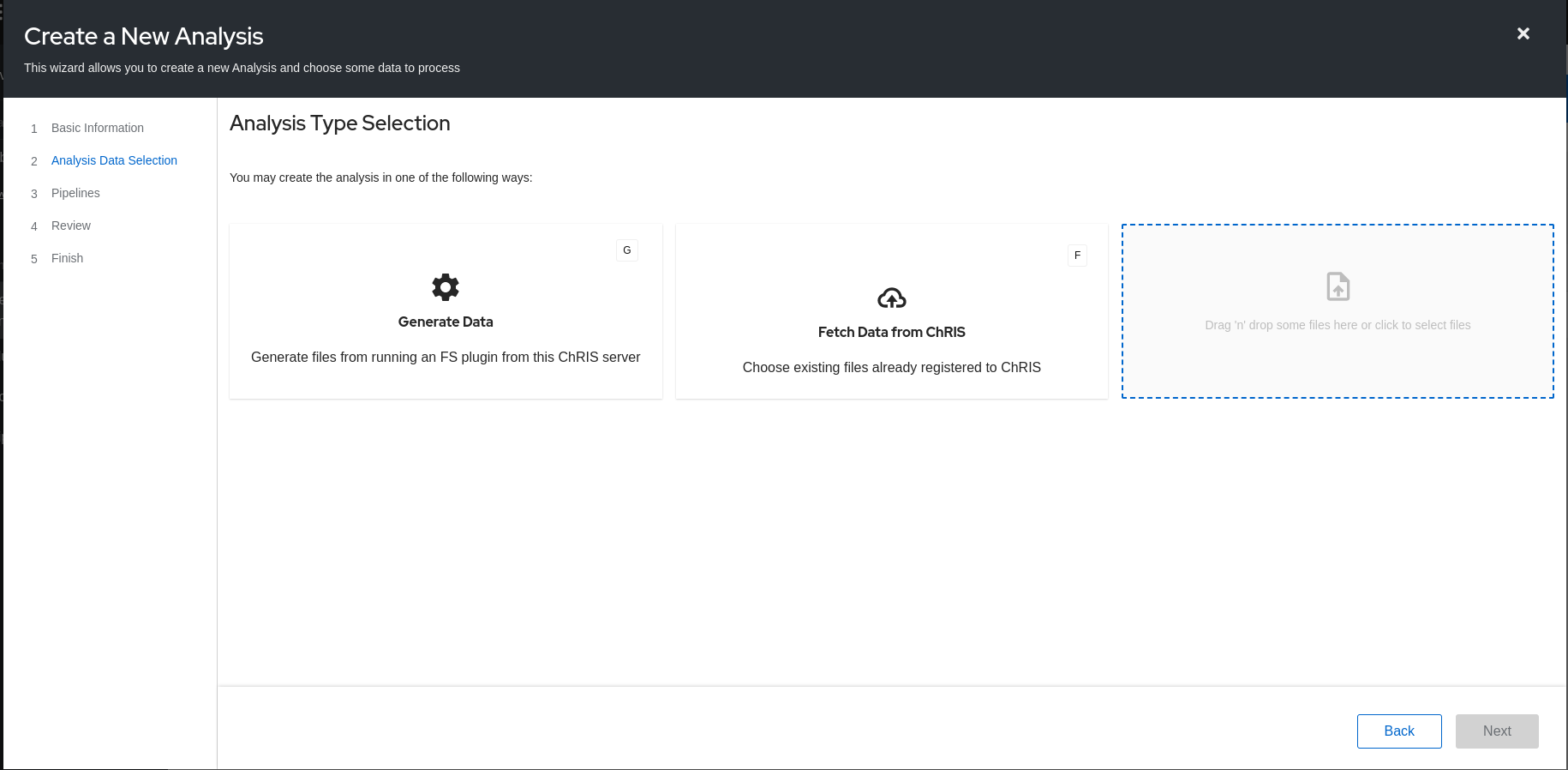 Analysis Type selection while creating new analysis · Issue #830 ...