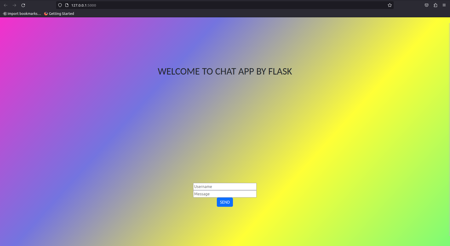 GitHub thatsathishkumar/chatterwebusingflask