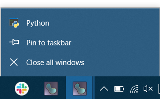 Windows bundle: taskbar app icon doubled · Issue #69 · napari/packaging ...
