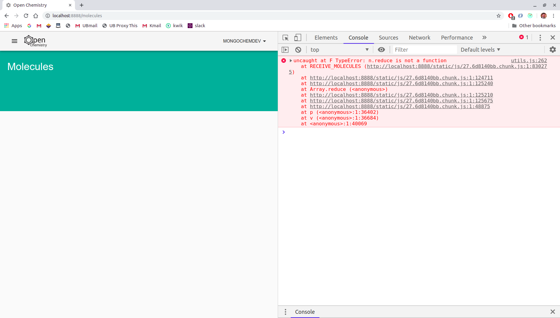 Errors on molecules and calculations pages · Issue #121 · OpenChemistry ...