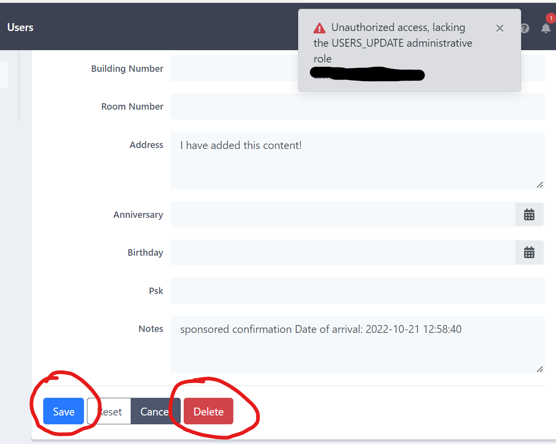 Addtional GUI page elements need removing for Admin roles without the ...
