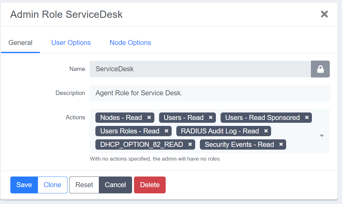 Addtional GUI page elements need removing for Admin roles without the ...