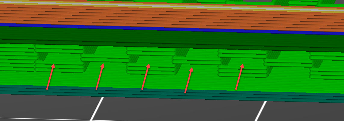 gaps in support material grid (unsupported support material) · Issue ...