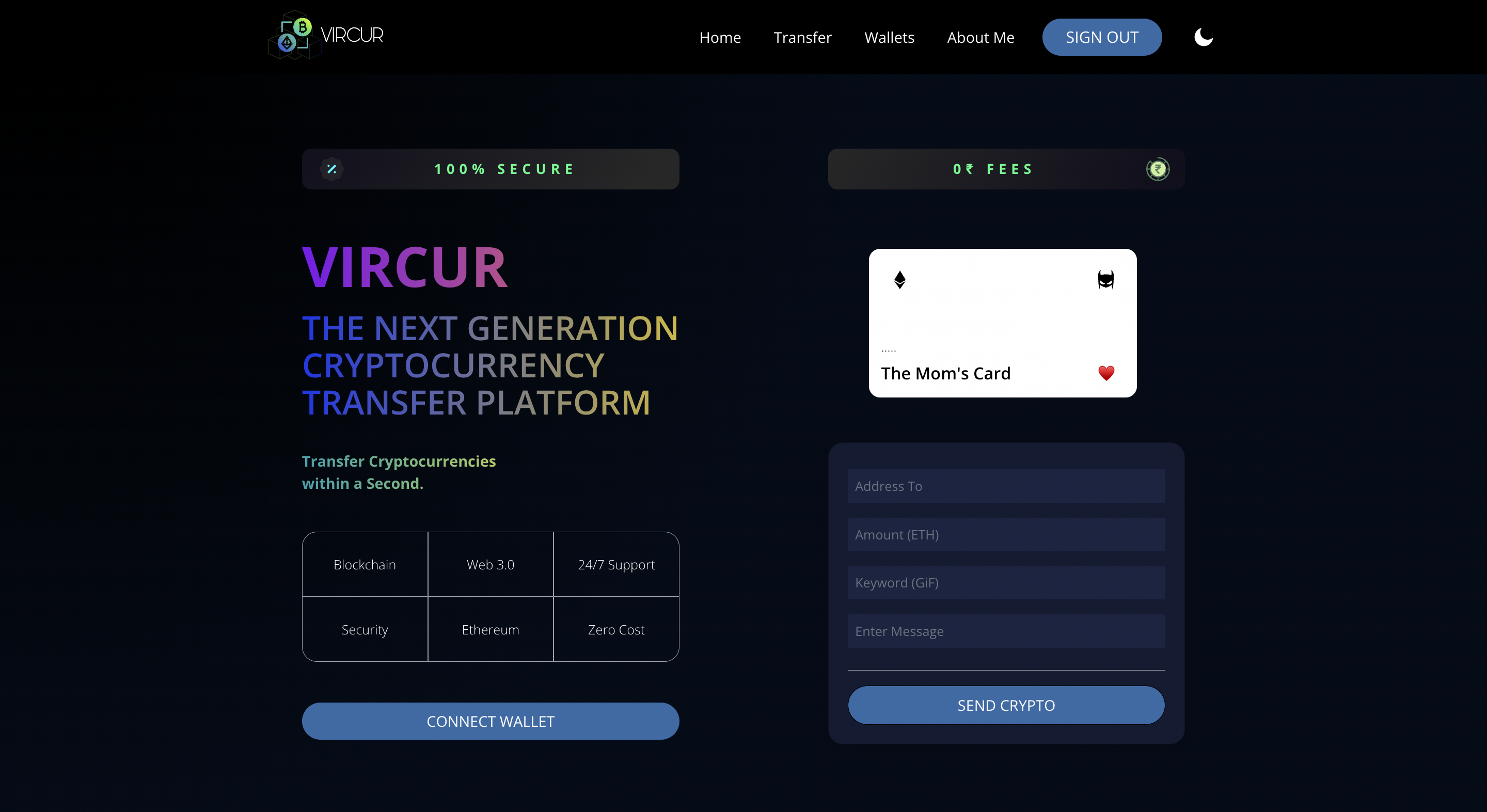 GitHub - ami-pbj/VIRCUR: A React Application built on Web 3.0 and ...