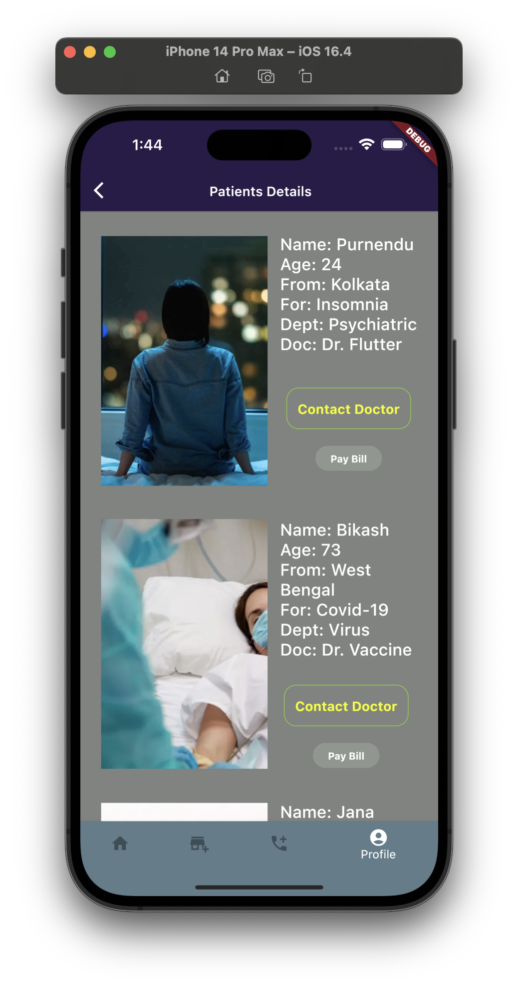 GitHub - ami-pbj/HMS: A Flutter application to manage Hospital System.