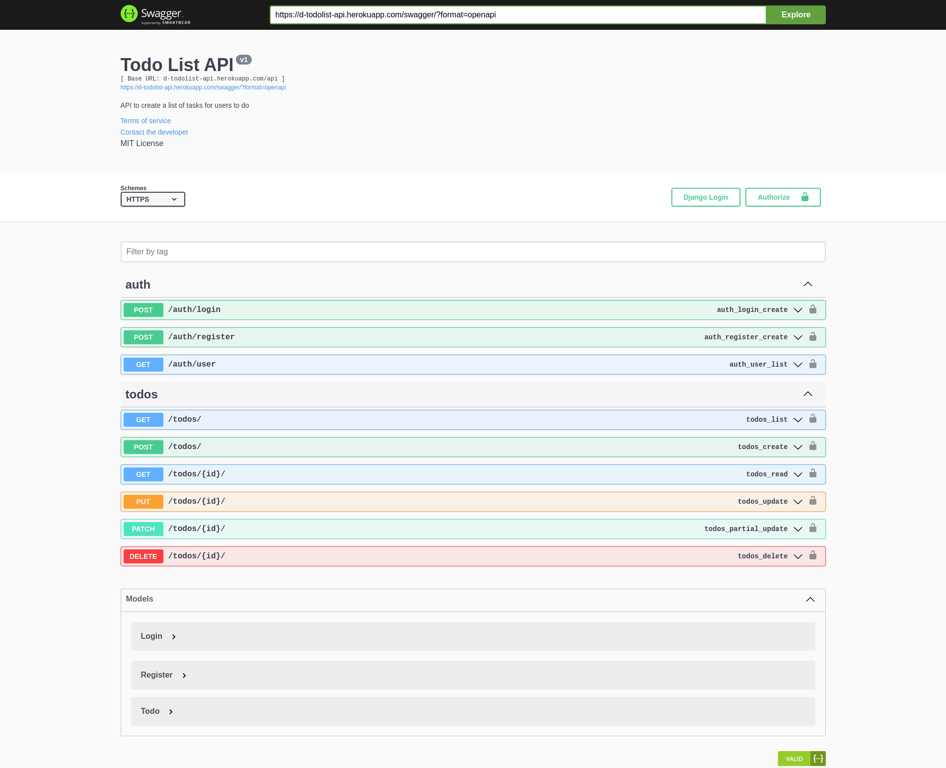 GitHub - dapoadedire/django-todolistapi: ToDo List API