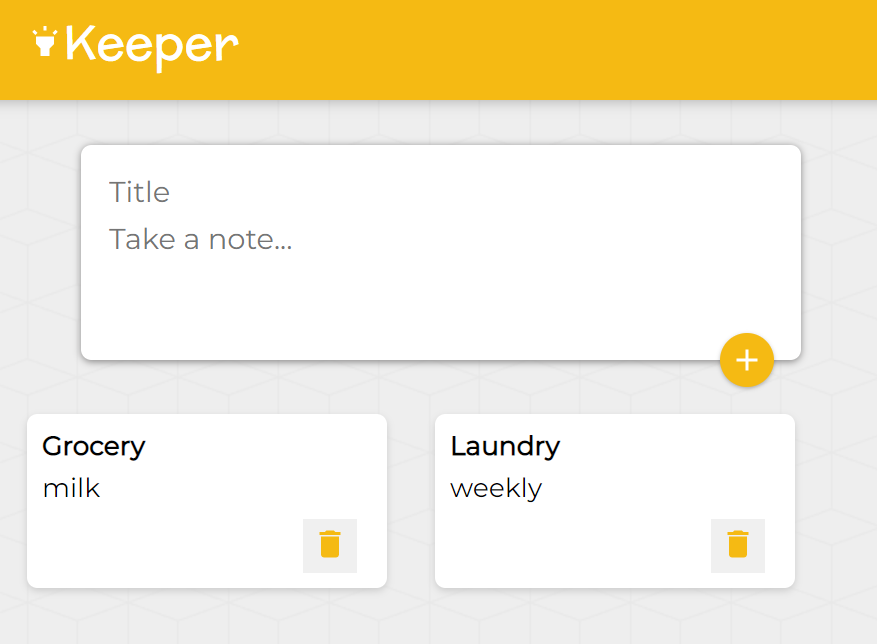 GitHub - Gretchenchen/Keeper: a clone of Google keep app
