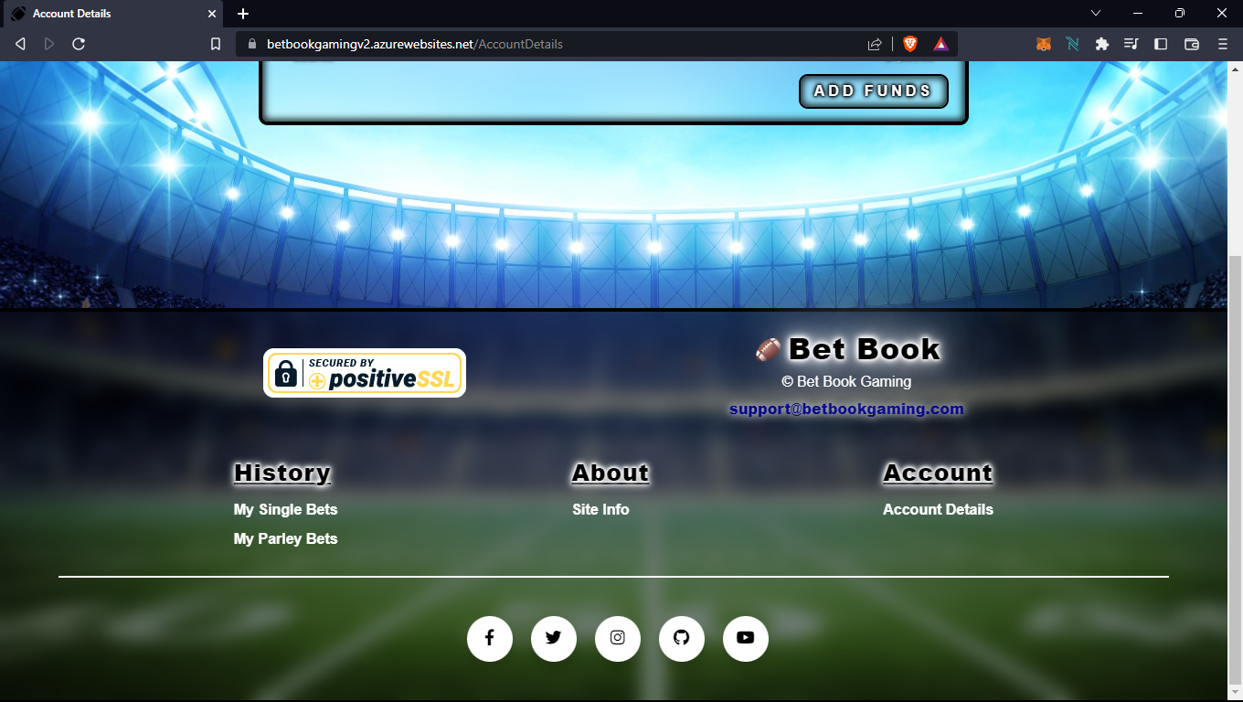 GitHub WilliamMcRoberts/BetBookV2.BlazorServer Version 2 of Bet Book