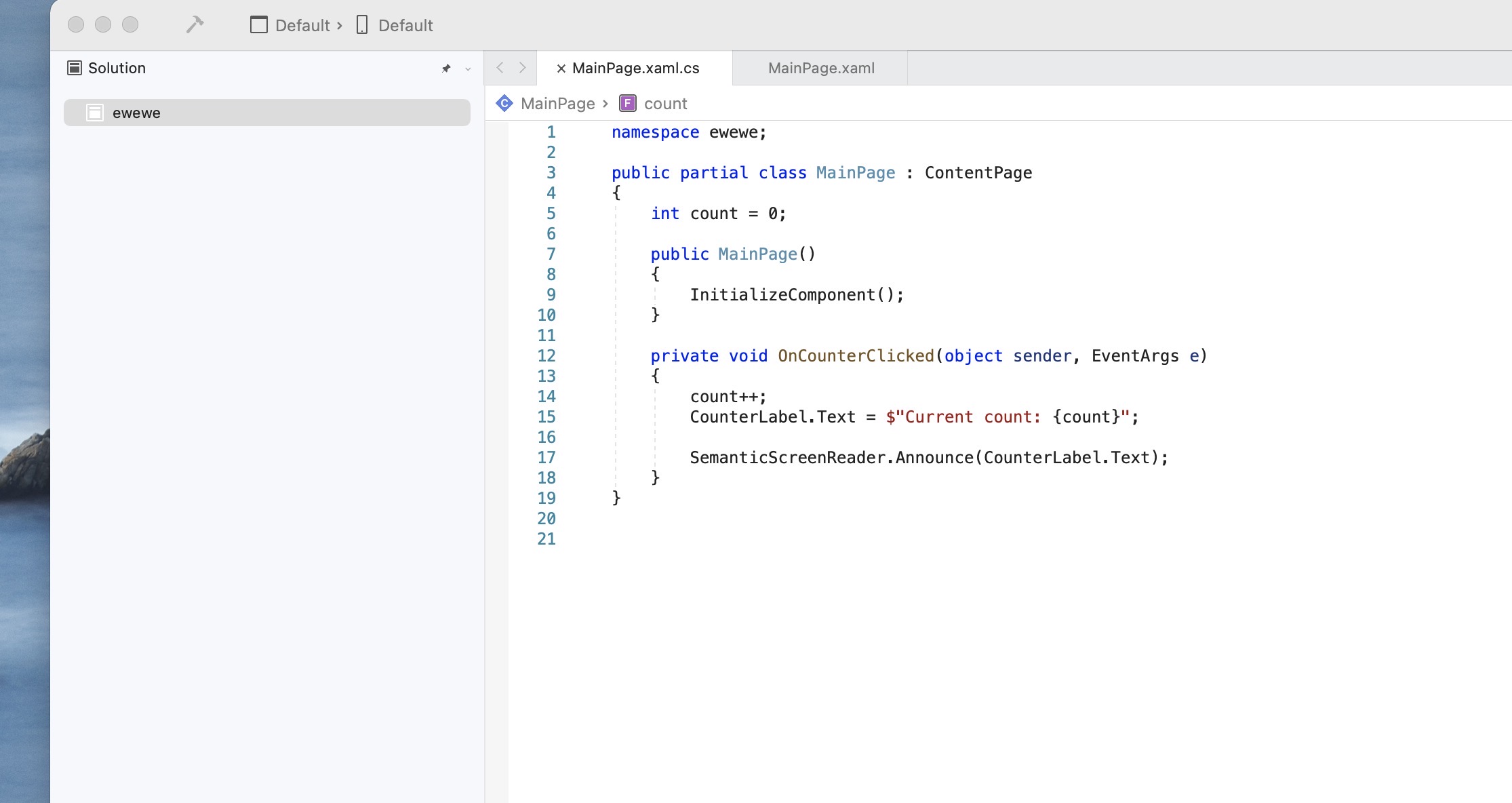Do Not Run SIn File In Visual Studio 2022 For Mac Version 17 0 Preview 