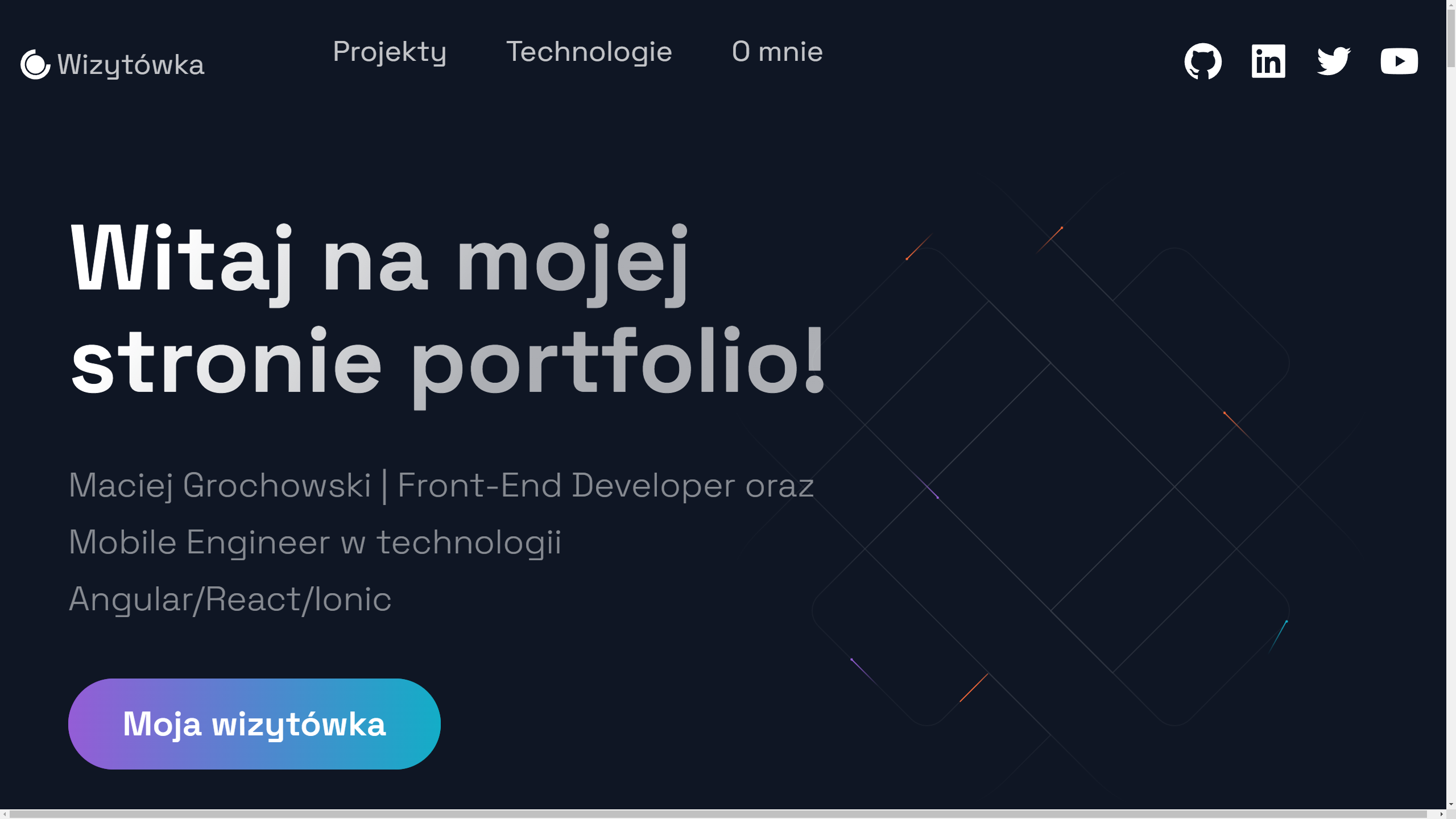 GitHub - MacieyTM/My-Website: Build in React.
