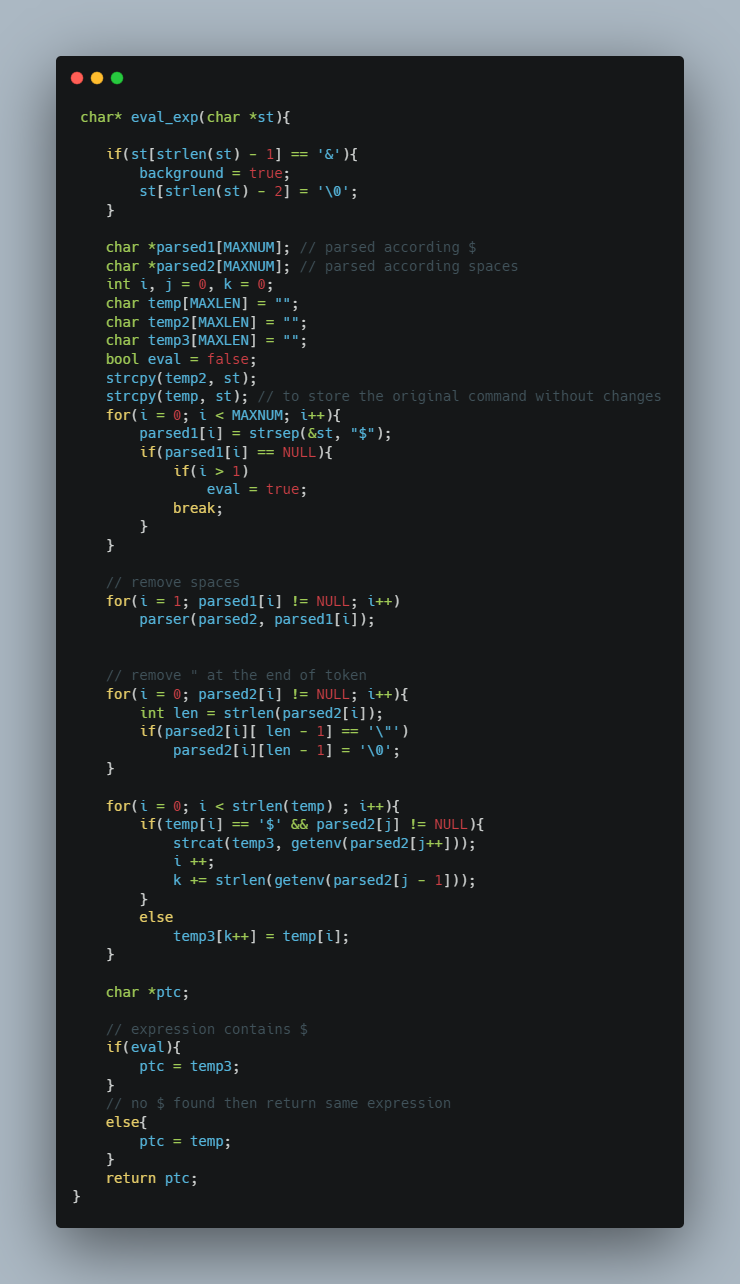 GitHub - AhmedRabea2100/Simple-Shell: C based shell