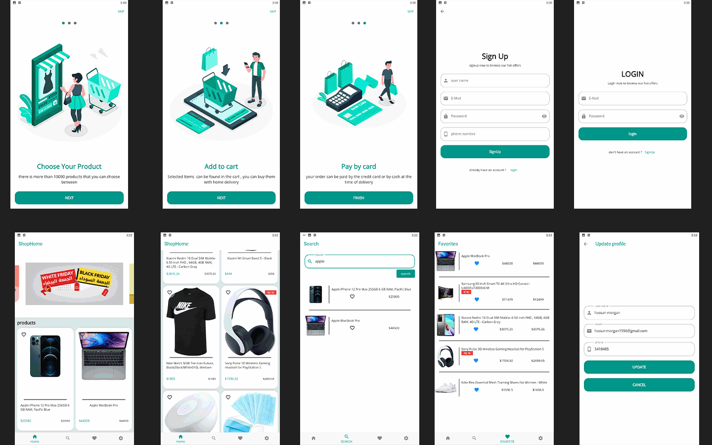 GitHub - Hassan-Morgan/shop_app_demo: social app using api by flutter